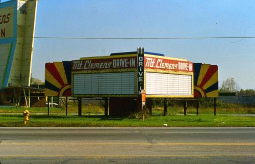 Mt Clemens Drive-In Theatre - OLD PICTURE